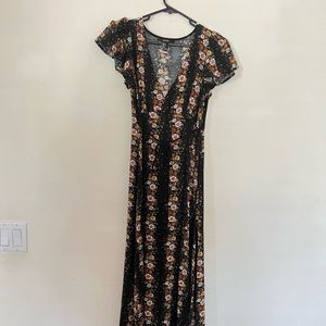 Floral Black Forever 21 summer dress